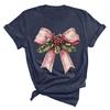 Christmas Printed Fashionable Women's T-shirt Christmas Trend Pure Cotton Casual Sportswear T-Shirts Women’s