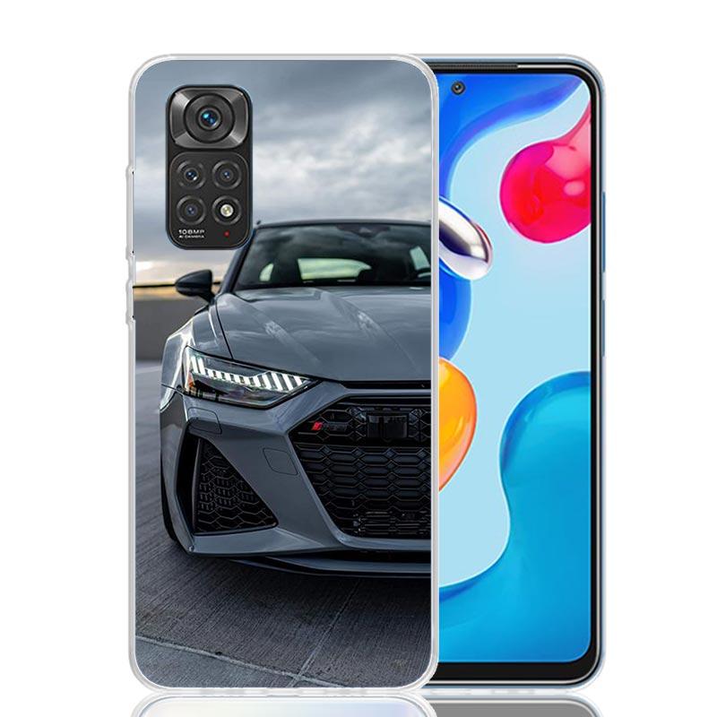 Super Car For A-Audis R-S Sport Phone Case For Xiaomi Redmi Note 15 14 13 12S 12 Pro Plus 11S 11E 11 11T 10S 10 Art Soft Pattern