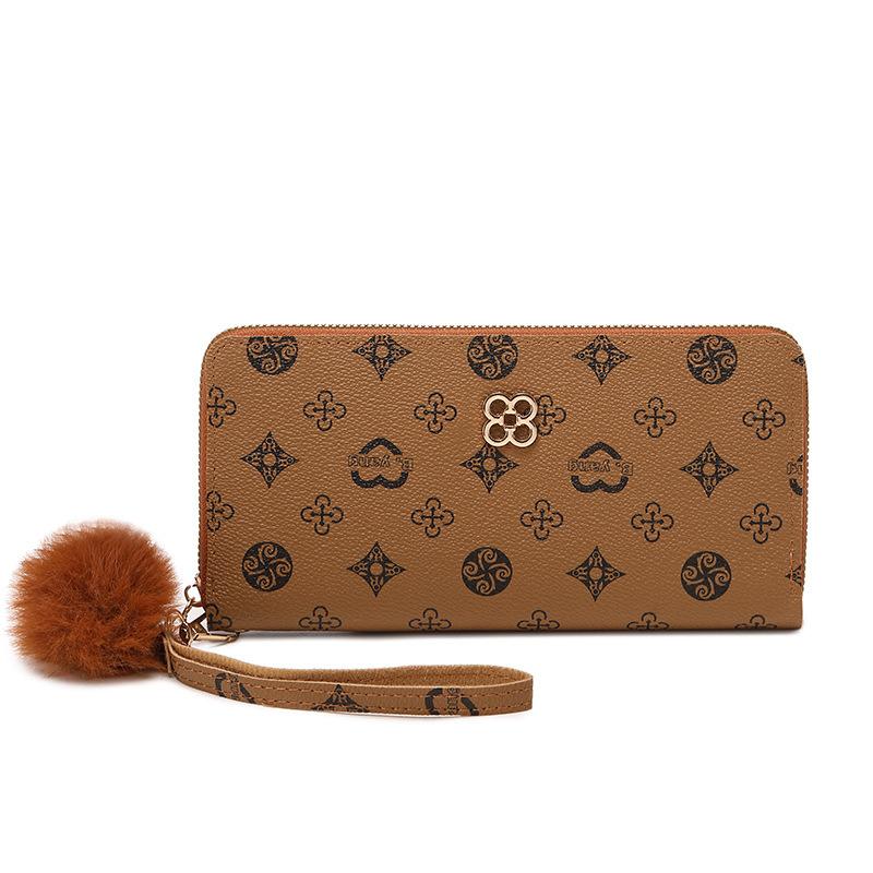 

Принтованный кошелек, длинная косметичка для губной помады для женской сумки, для женщин, скидка 30%