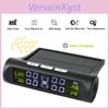 Pressure Monitoring System Tyre Universal With 4 External Sensors Car Accessories Digital Lcd Display Solar Tpms