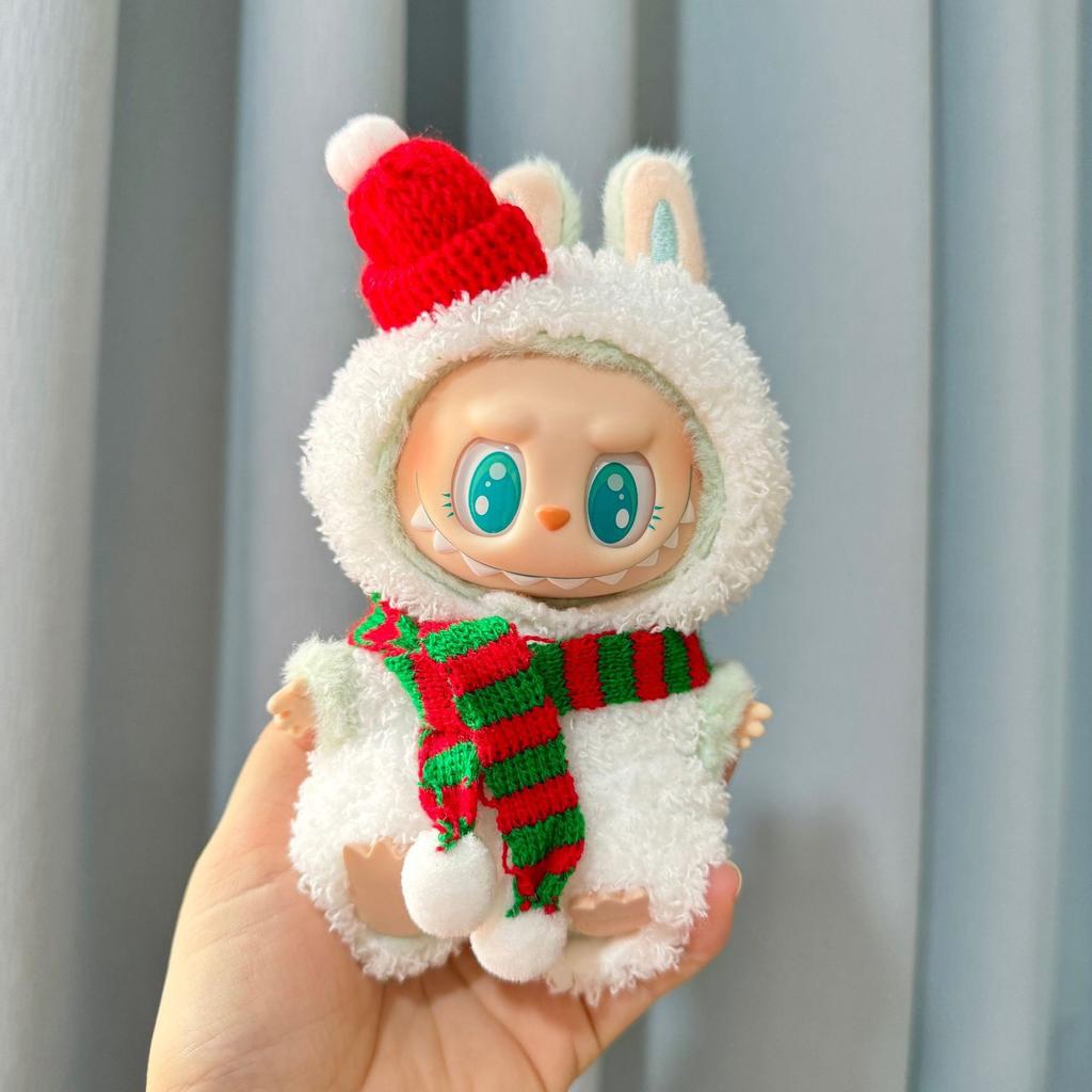 Labubu Doll Clothes Fashion Animal Set for Labubu Idol V1 V2 Dolls Clothing Accessories 15/17cm Plush Doll Universal