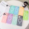 For iPhone 17 Pro Max Jelly Magnetic Shockproof Matte Soft Silicone Cover For iPhoneAir iPhone 16E 16 15 Plus 14 13 12 Pro Max