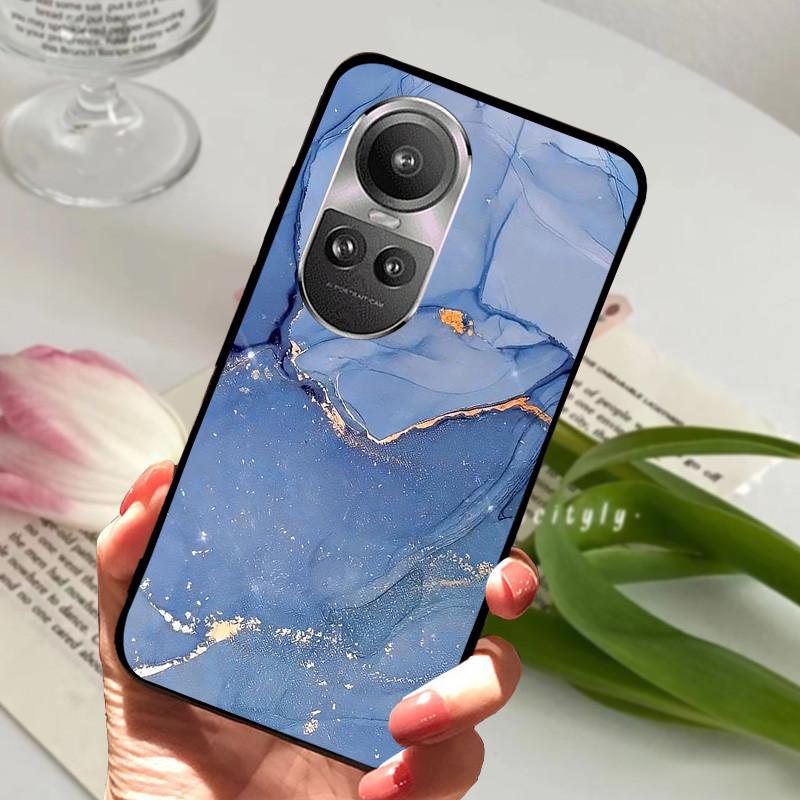 For Oppo Reno 10 5G CPH2531 Case Reno10 Shockproof Soft TPU Silicone Phone Cover For Oppo Reno 10 Pro 5G CPH2525 Funda Cartoon