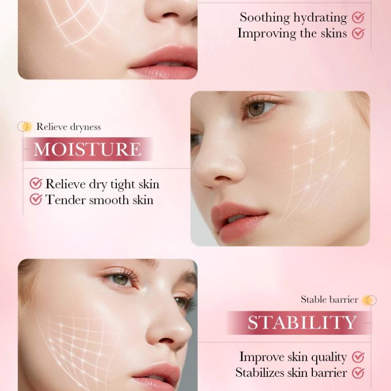 Pink Aloe Vera Serum 60ml Hydrating Moisturizing Rejuvenation Serum Skin Care Products