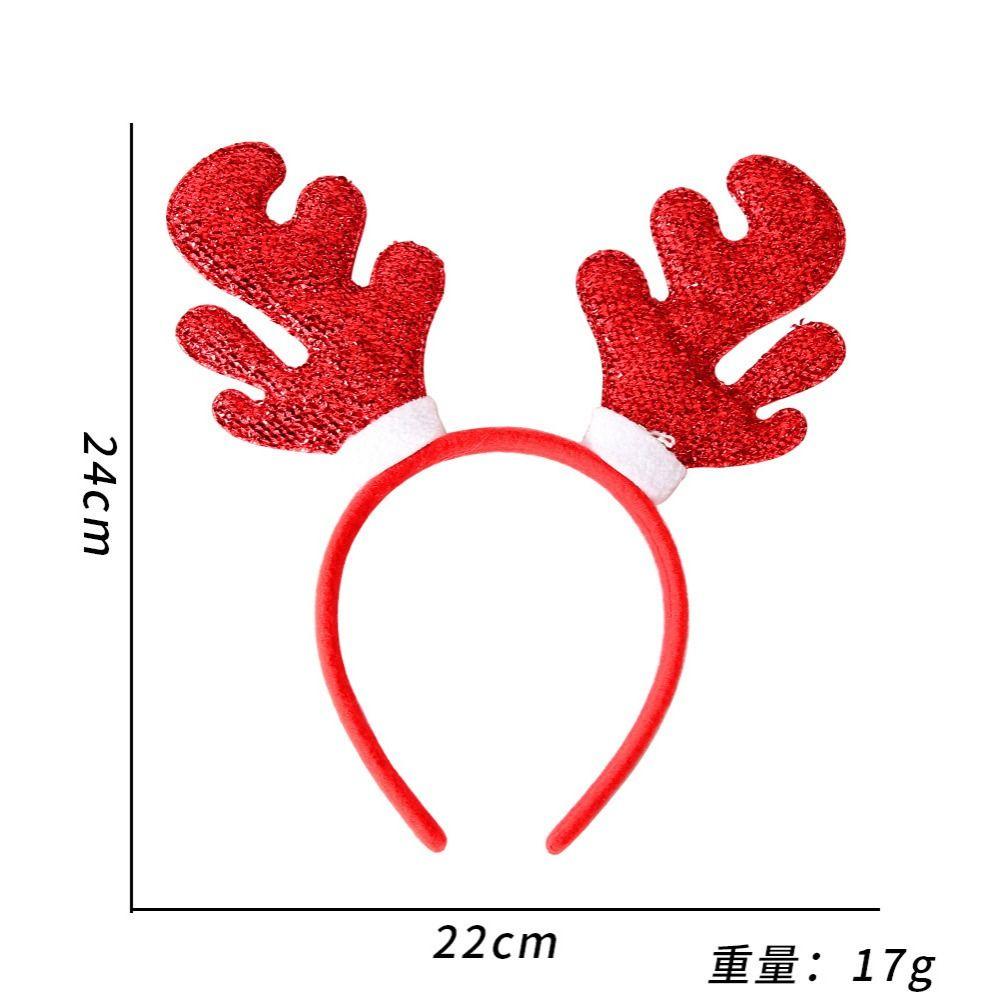 Antlers Santa Claus Elk Christmas Hair Band Fashion Hair Hoop Cartoon Headband Christmas Decoration