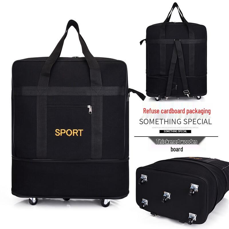 Li Shen Wheeled Expandable Travel Duffel Bag