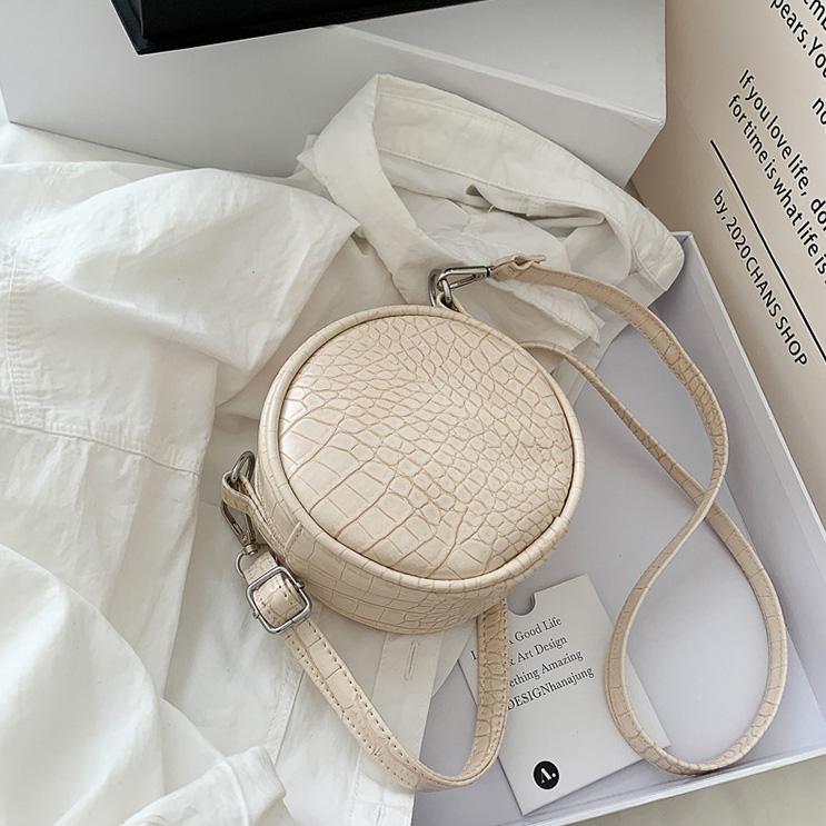 small beige purse