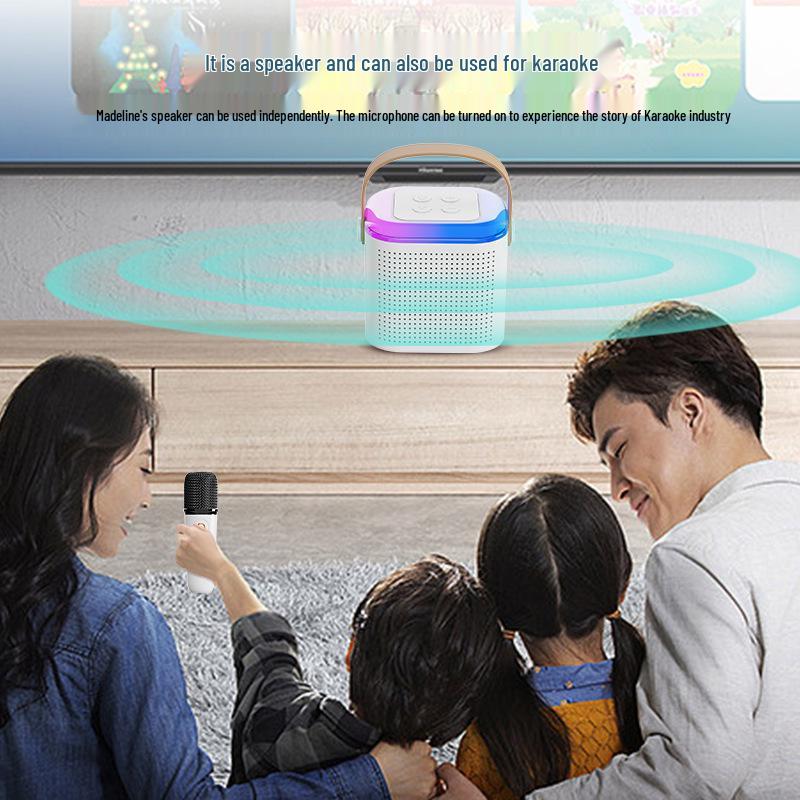 CrossY1 Wireless Bluetooth Subwoofer Speaker with Outdoor Handheld Portable Audio and Built-in Microphone