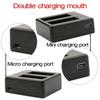 Battery Charger for EKEN SJ4000/H9R Waterproof Camera with Double Slot Battery Charger and Mounting Bracket Charging HUb