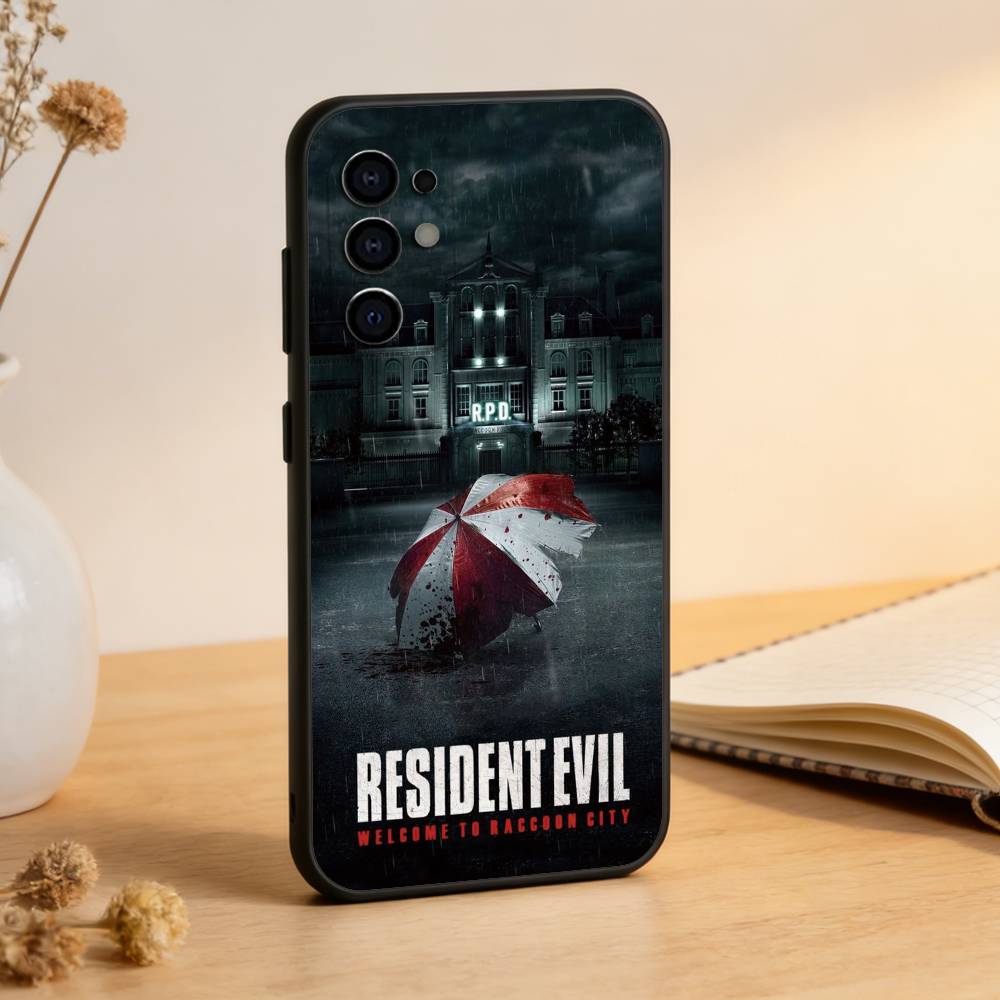 Game Resident Evil Video Phone Case For Samsung S25,S24,S21,S22,S23,S30,Ultra,S20,Plus,Fe,Lite,Note,10,Black Cover Samsung S20fe