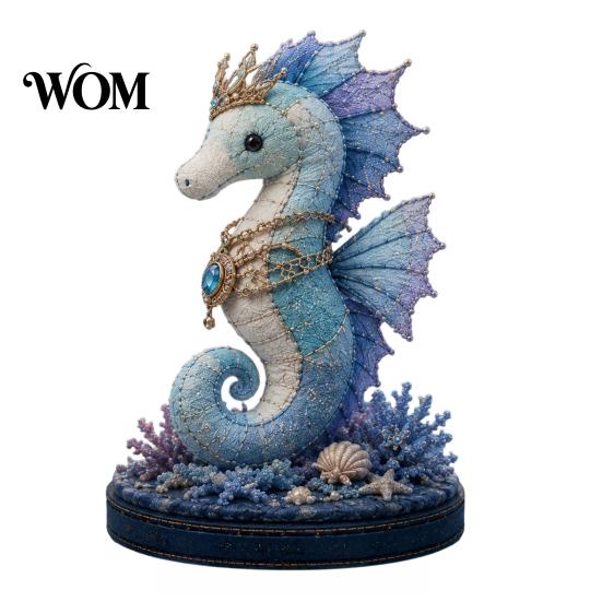 Meeres-Tier-Zubehör-Set DIY Patchwork-Puppe-Set, Handgemachtes Wichtel-Nähset Stoff für Heimdekoration, Stoff-Cartoon-Drachen-Bastelset Anfänger Dekorativ