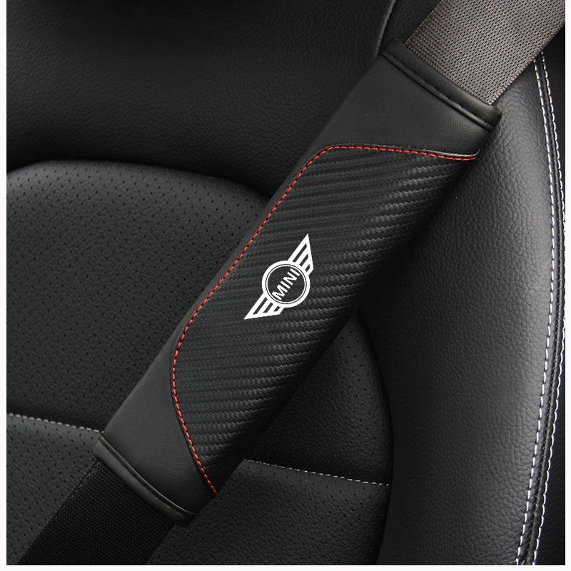 

Car For BMW Mini Cooper R50 R53 R55 R56 R60 R61 F54 F55 F56 F60 Seat Belt Cover Shoulder Protection Cushion Pad Auto Accessories