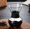 Glass coffee maker with strainer S/S 600ml rubber.