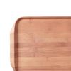 Melamine Wood Grain Tray Portable Multipurpose Decorative Serving Platter for Household Camping BBQ Restaurant Breakfast
