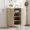 Shoe Cabinet HAARLEM 59.5 X 39.5 X 89.5 Cm Wood Material