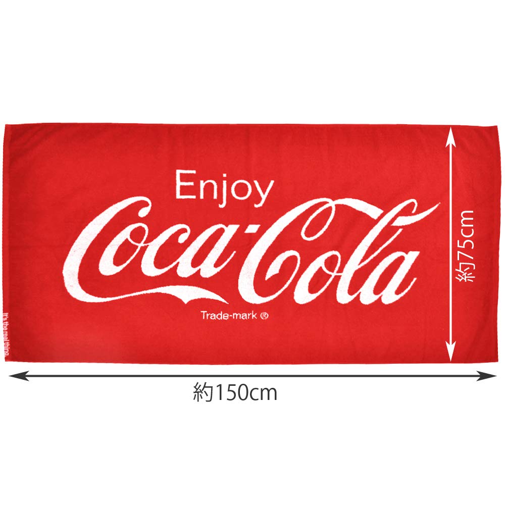 Inukai Towel Coca-Cola Jacquard Leisure Towel L