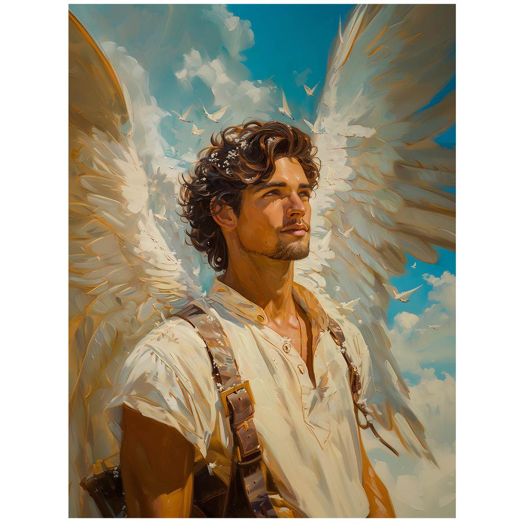 Affisch Lugnt Ängla Leende Affisch Lugnt Ängla Leende, 70X100 Cm, Utan Ram, Matt Papper 230 Gsm