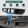 Interior Front Door Armrest Panel Trim Pull Handle Set Replacement for BMW 5 Series F10 F11 F18 2010 2011 2012 2013-2017 LHD RHD