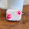 Pink Hibiscus Flower Earphone Case for Airpods 4th 3rd 2 Pro 3 2 Shockproof Cover for Airpod 2 3 1 Protective Accessorie Shell