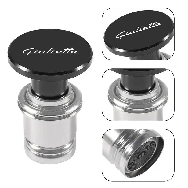 2026 Hot Sticker For Alfa Romeo Universal Car Aluminum Eject Button Cigarette Lighter Cover Giulietta 940 2010-2014 2015 2016 20
