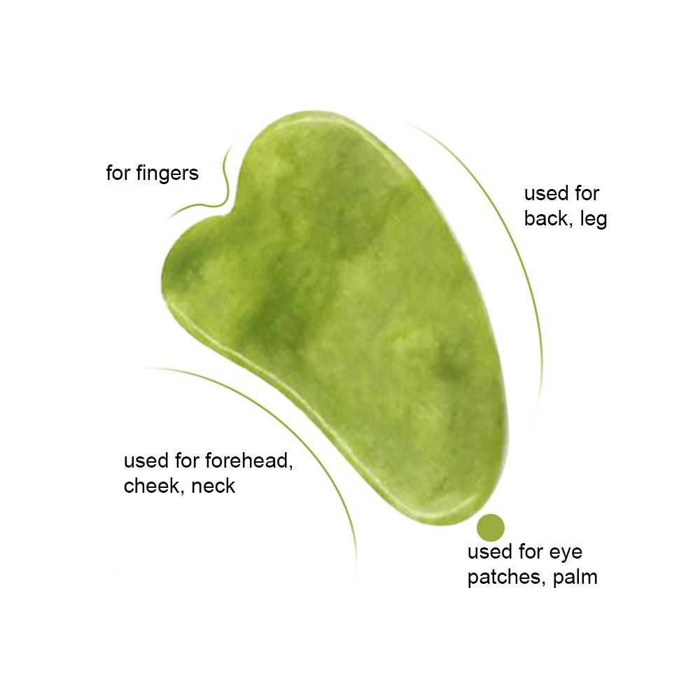 Scraping Board   Stone Scraping Massage Tool Facial Massager for Face Eyes Neck Body Skin Lifting & Tightening