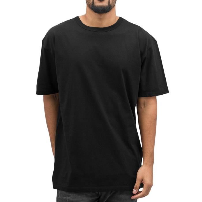 T-Shirt Oversized - Urban Classics - Homme - 100% Coton - Couleur Noir - Manches Courtes