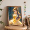 Disney Princess Belle Oil Painting Kit Canvas DIY Home Decor Gift Enchanting Beauty Masterpiece