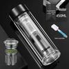 Double-Layer Glass Tea Infuser Bottle