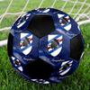 1pz Logo Sampdoria Misura 5 Pallone da Calcio Praha Pallone da Calcetto Indoor Colorato Per Tutte le Età Cucito a Macchina PVC Pronto per la Competizione Resistente Ad Alto Rimbalzo