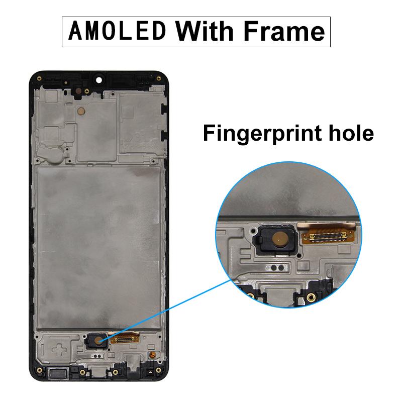 AMOLED Display For Samsung Galaxy A31 LCD Display Touch Screen Digitizer Assembly For Samsung A31 A315F Display Replacement