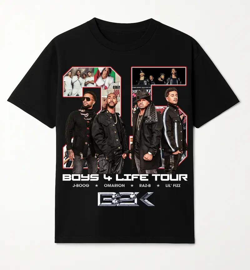 B2K Concert Art 2026 Tshirt  Band Reunion Concert Tee Unisex T-Shirt M