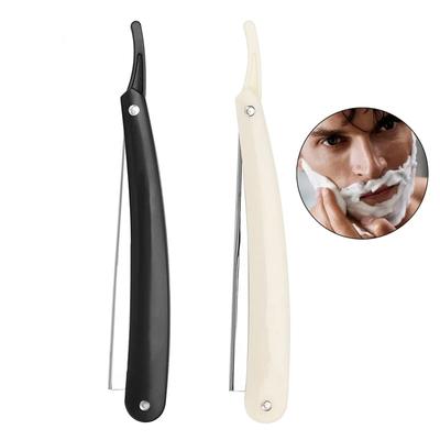 Professional Manual Shaver Straight Edge Stainless Steel Sharp Barber Razor Folding Shaving Beard Cutter With Blade