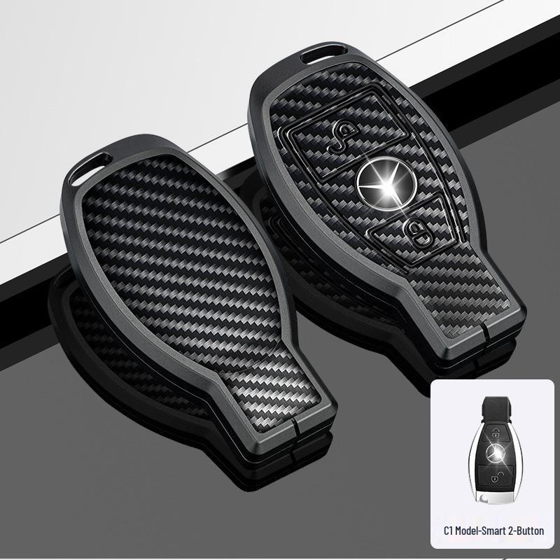 

Compatible Mercedes Key Case: E300L, C-Class, S350, S500 - Unisex Design