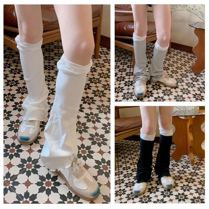 Womens Lolitas Long Socks Sweet Flared Leg Warmers Harajuku Japanese Boot Socks Summer Ankle Heap Socks Hosiery Gifts