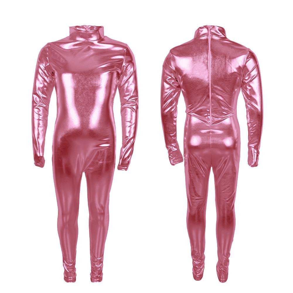 

Обтекающий костюм-боди зентай ярких цветов, идеально подходящий для танцевальных и театральных представлений. 190 розовый