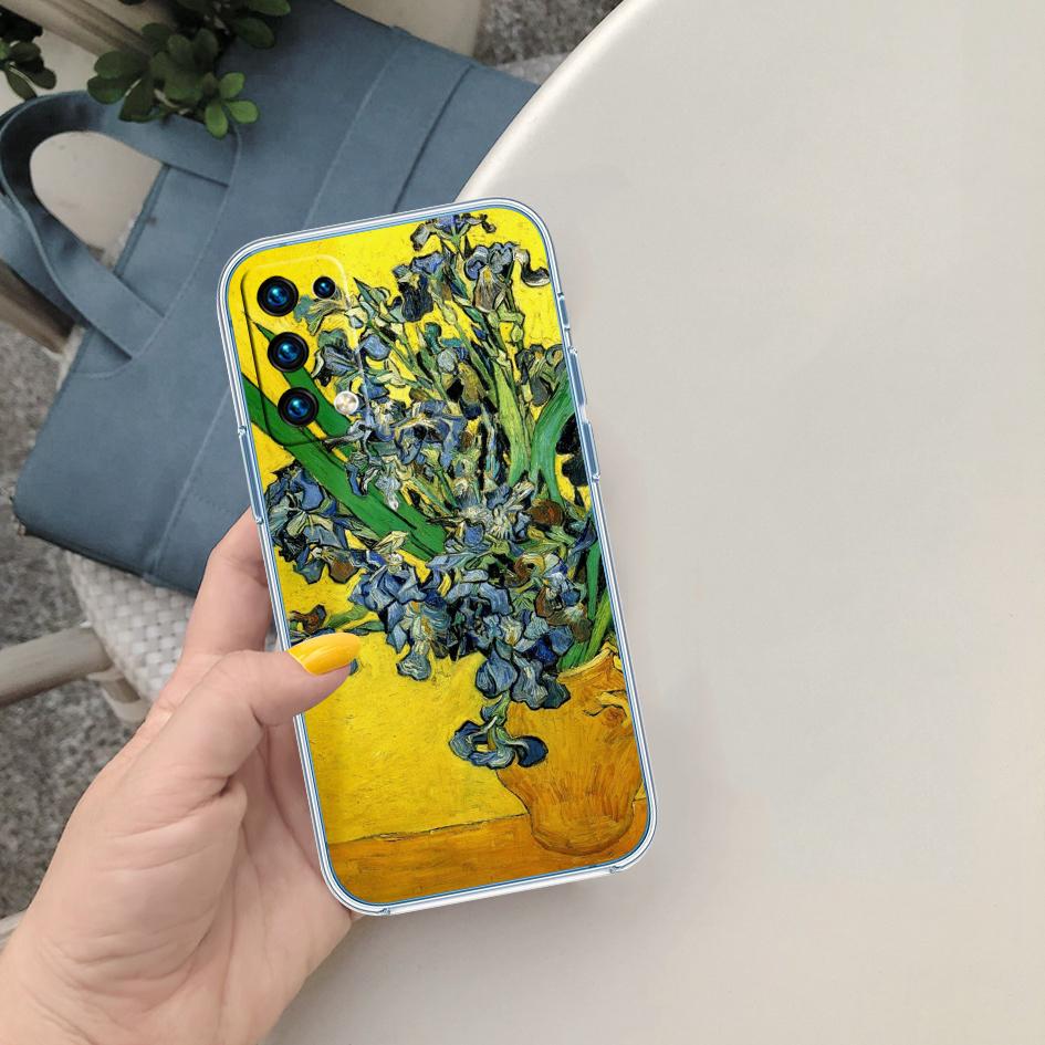PP59 Starry Night Van Gogh Painting Case for Motorola G10 G20 G30 G31 G32 G34 G35 G41 G42 G50 G51 G52 G55 G60 G62 G71 G72 G75