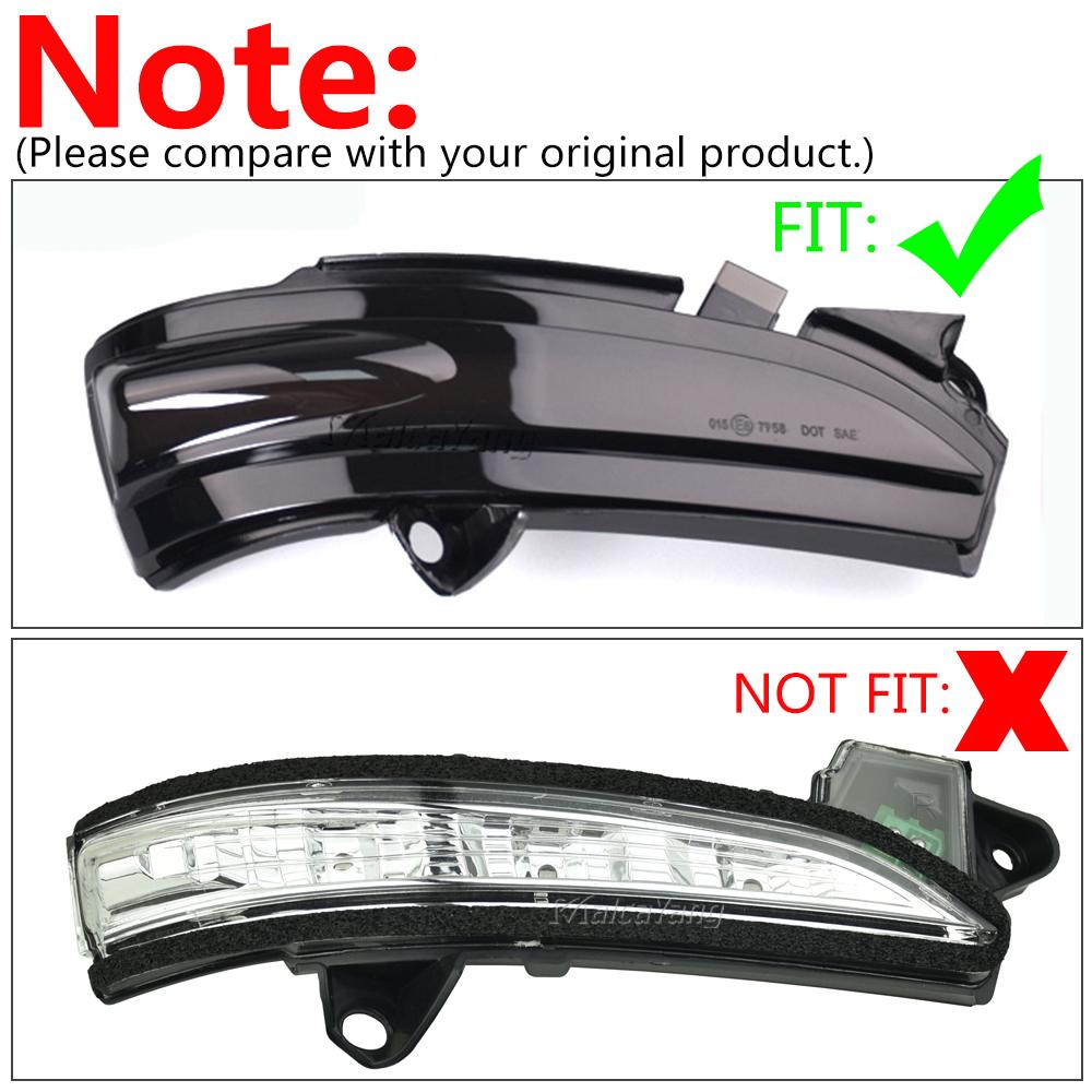 2x Sequenzielle Dynamische LED-Seitenspiegelblinker für Ford Mondeo MK5 2014 2015 2016 2017 2018