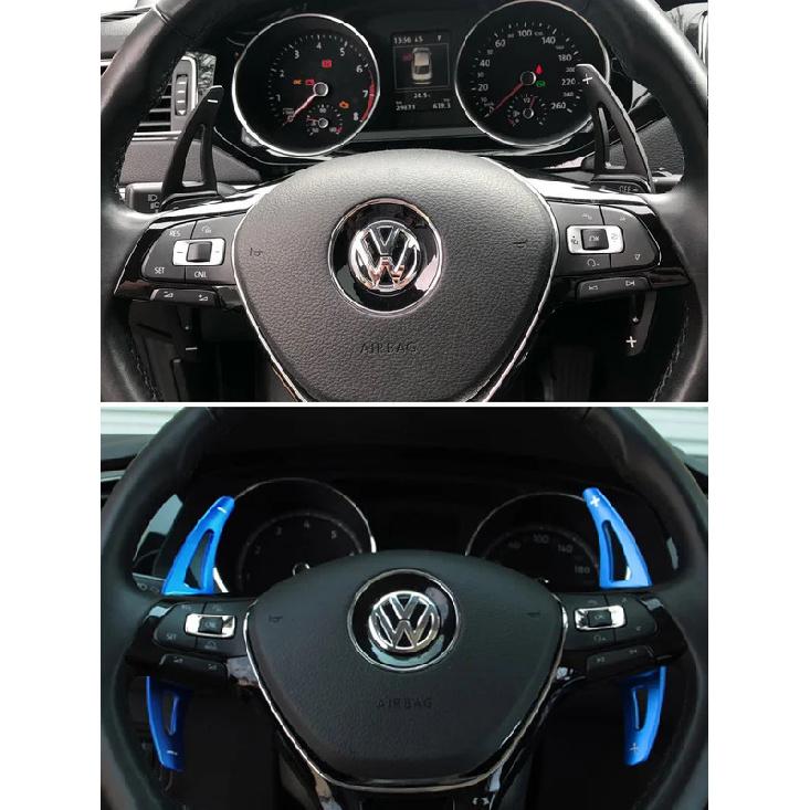 Car Paddle For Volkswagen Golf MK7 7.5 8 VW Polo MK6 Touareg Tiguan Car Steering Wheel Extension Shifter Aluminum DSG Gear Shift