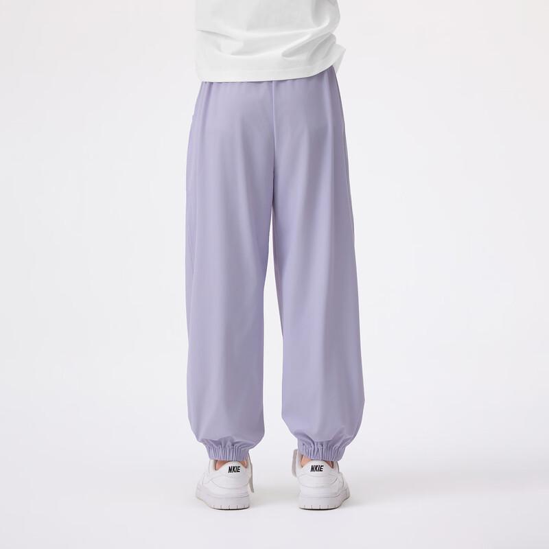 Xiao Yin Man Girls' 7A Antibacterial Quick-Dry Cool-Touch Jogger Pants