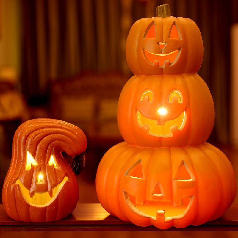 Luminous Halloween Pumpkin Lantern for Decoration