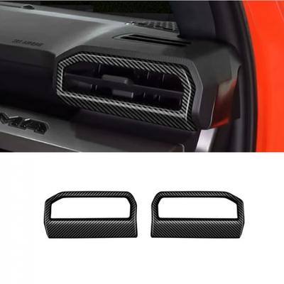 For Toyota Tacoma 2024-2025 Dashboard Air Vent Cover Trim Carbon Fiber Kit
