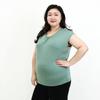 Women's Large Size Loose Modal Sleeveless Top for Spring/Summer
