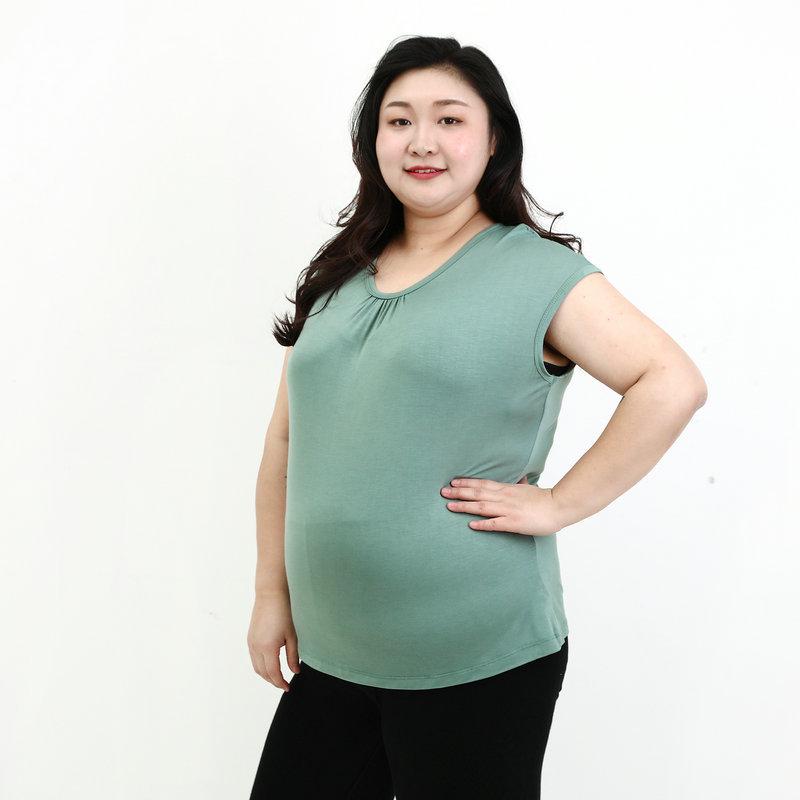 Women's Large Size Loose Modal Sleeveless Top for Spring/Summer