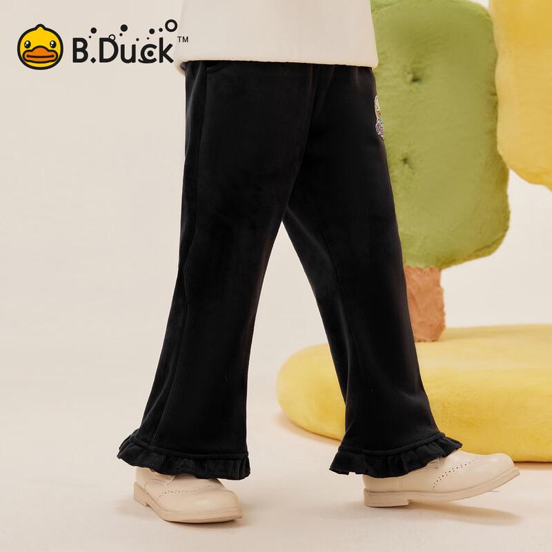 B.Duck Girls' Fleece-Lined Corduroy Flared Pants
