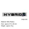 3D Premium HYBRID Eco Leaf Sticker Tail Bumper Badge Auto Rear Trunk Emblem Accessories Exterior Decoration