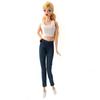 30cm Doll Clothes, Fashion Denim Jeans & Vest Outfit Set, Causal Style Doll Pants and Top, Changeable Clothes for Doll Toys, Gift for Girls