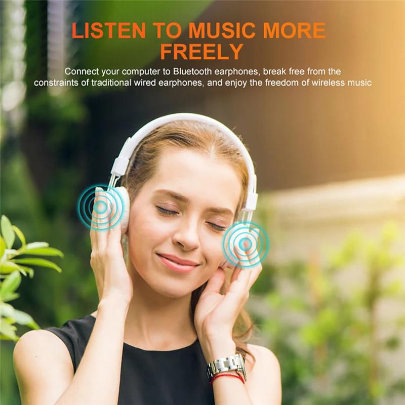 Adattatore USB Bluetooth 5.3 Trasmettitore Ricevitore Audio Bluetooth Dongle Bluetooth Adattatore USB wireless per computer PC portatile