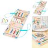 Wooden Fourcolor Maze Puzzle Game For Kids Brain Training And Logic Development