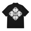 KAN6312 Kysb0122 Illuminati Short Sleeve Shirt Black
