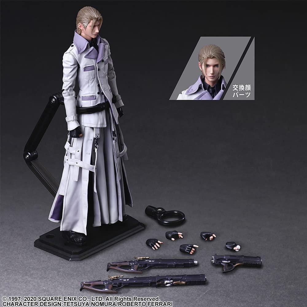 Final Fantasy VII Remake PLAY ARTS Kai Rufus Shinra PVC Painted Movable Figure